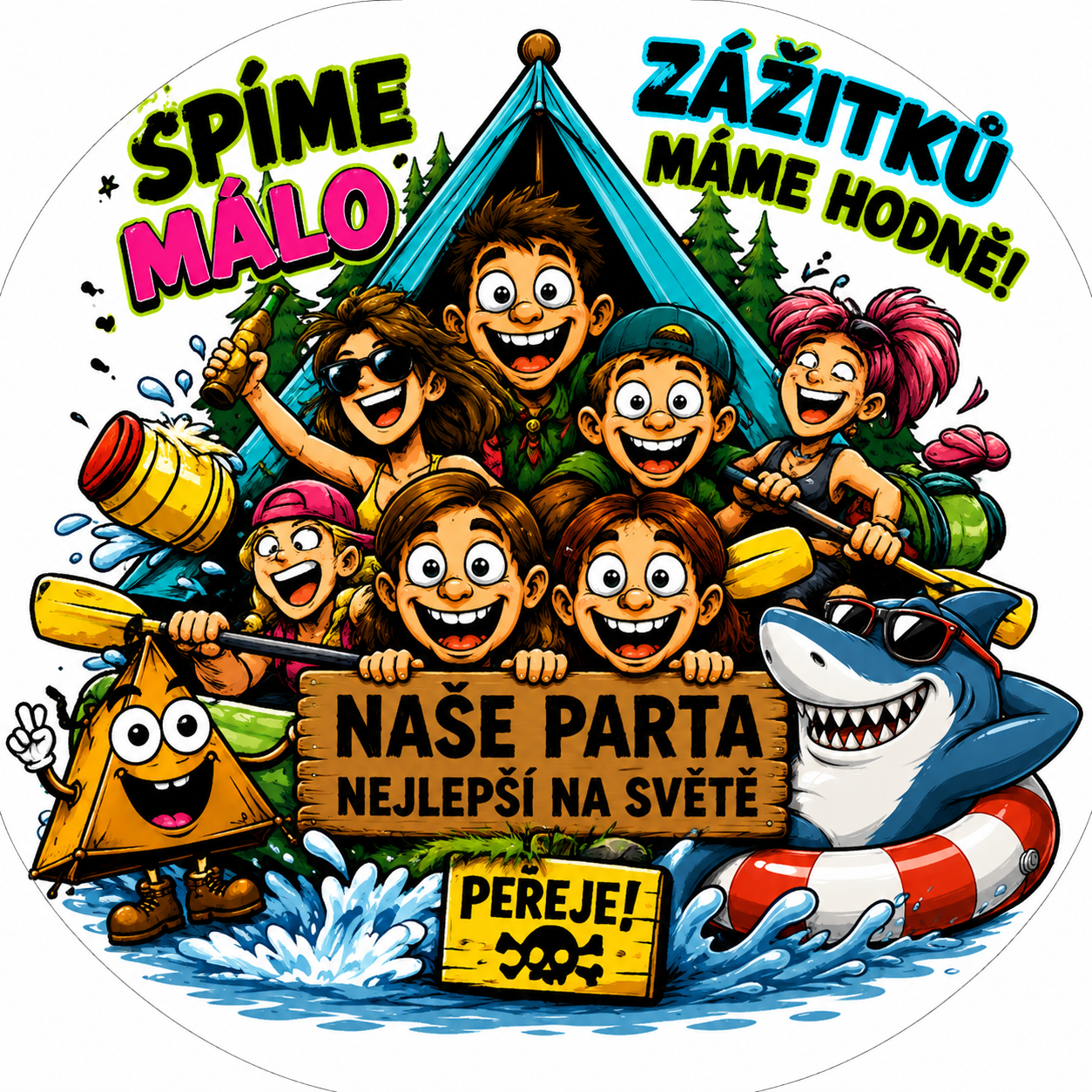 Tábor a Vodáci