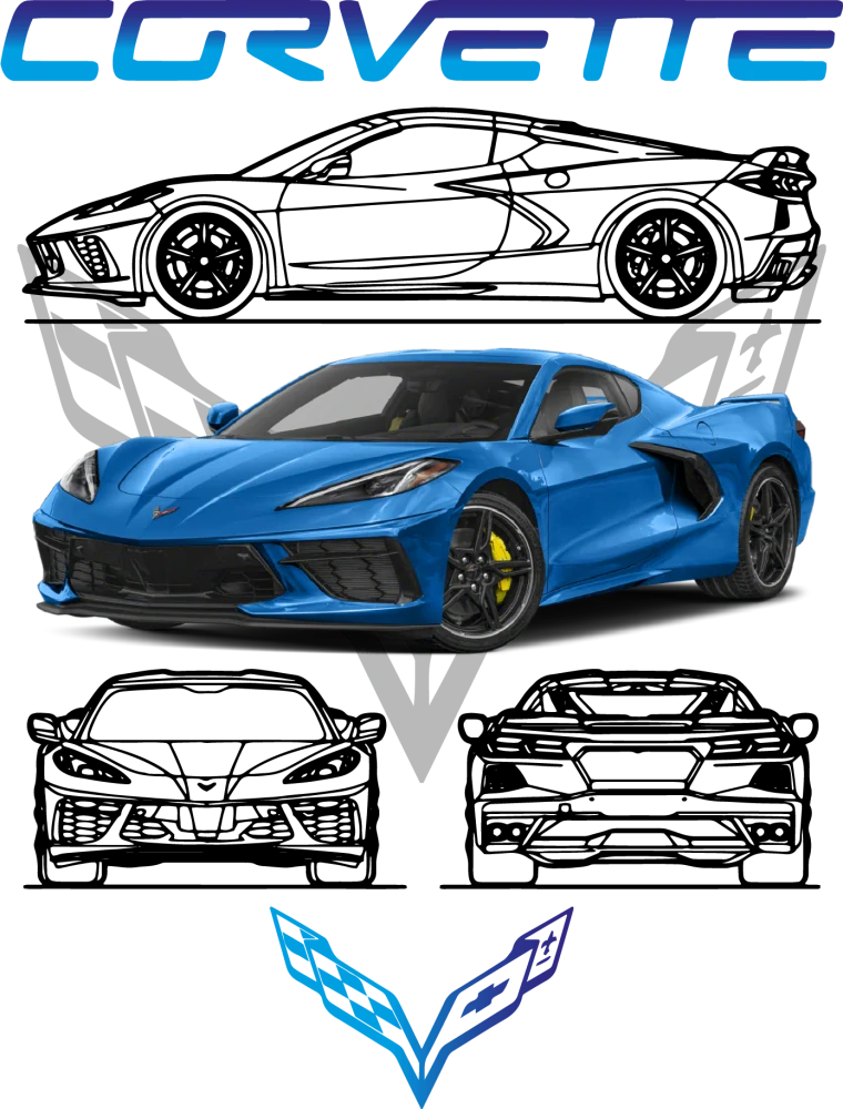 NAŽEHLOVAČKA - Corvette