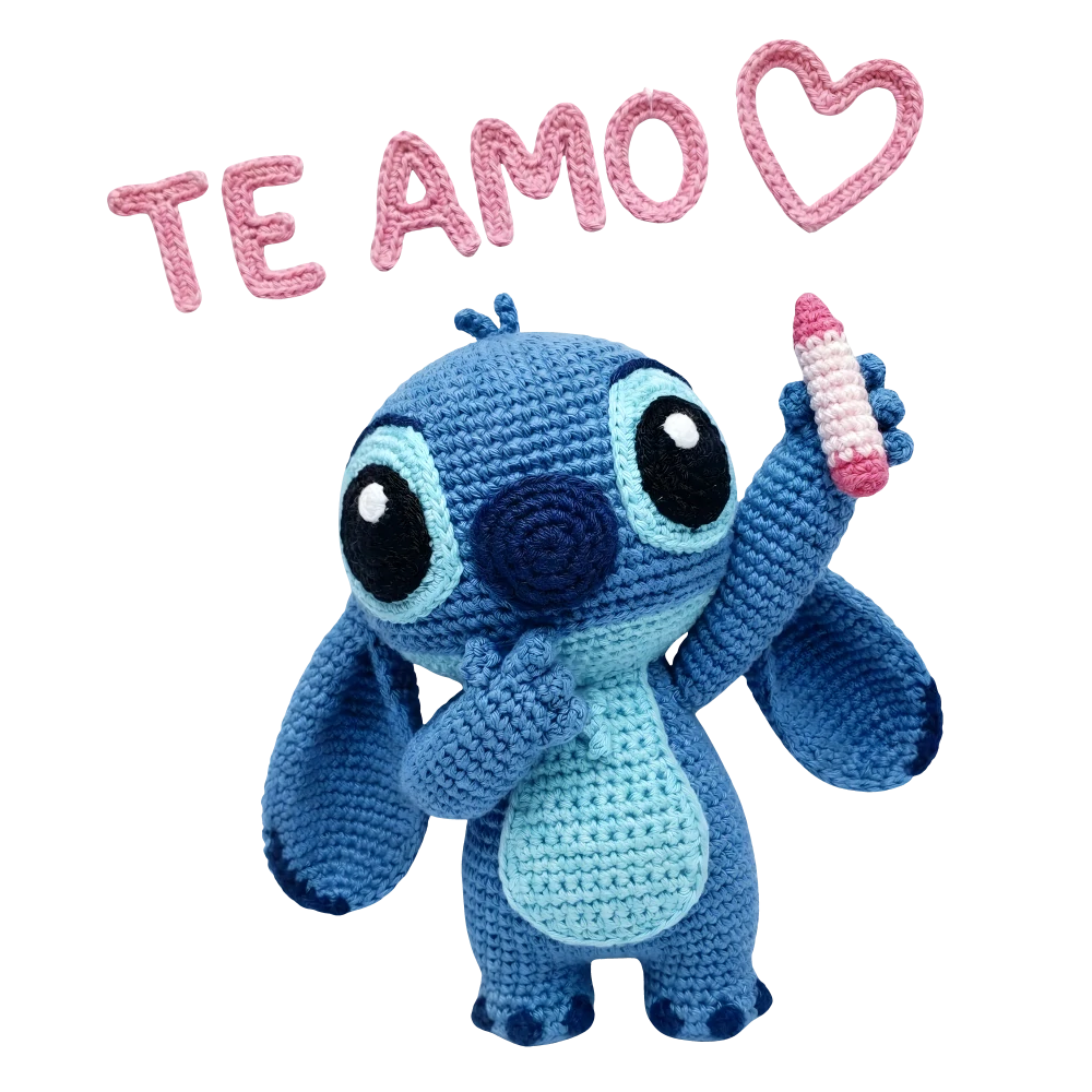 NAŽEHLOVAČKA - Vyšívaný Stitch te amo