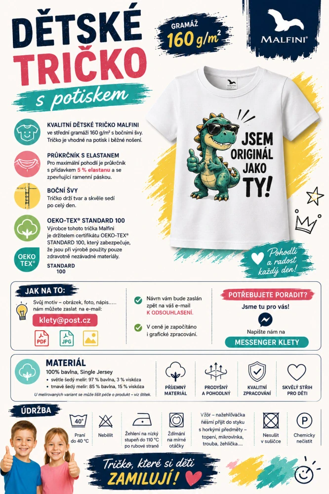 Triko dětské - Šťastný den