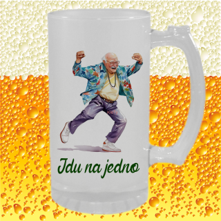 Půllitr Jdu na jedno 1