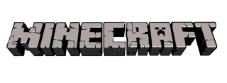 NAŽEHLOVAČKA - Nápis Minecraft šedý