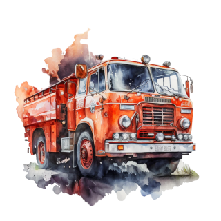 NAŽEHLOVAČKA - Hasičský auto color