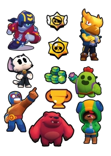 NAŽEHLOVAČKA -  Brawl star mix postav