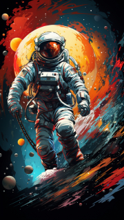NAŽEHLOVAČKA -  Astronaut jde