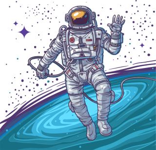 NAŽEHLOVAČKA -  kosmonaut s mléčnou dráhou