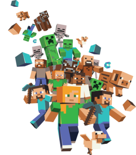 NAŽEHLOVAČKA - Minecraft postavy