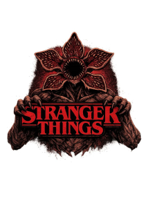 NAŽEHLOVAČKA - stranger things barevný AI