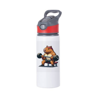 Láhev hliníková - 650 ml bobr posilka