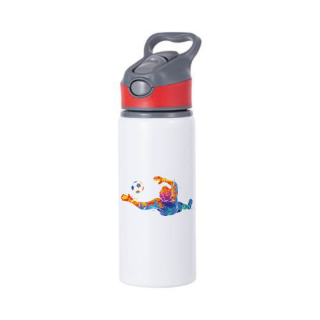 Láhev hliníková - 650 ml fotbalový hráč