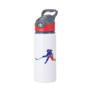 Láhev hliníková - 650 ml hokejový hráč
