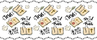 UV DTF samolepky - Jesus
