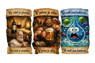 NAŽEHLOVAČKA - Víno, pivo, voda