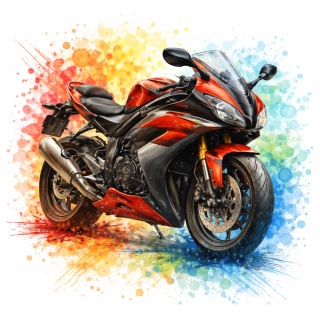 NAŽEHLOVAČKA - Červená motorka