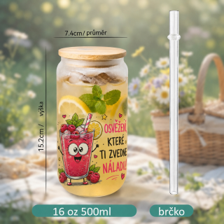 Kelímek s bambusovým víčkem - Osvěžení které ti zvedne náladu